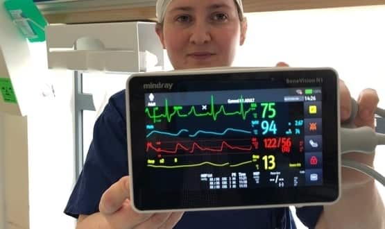 Digital monitoring system combines patient’s vitals in Salford theatres