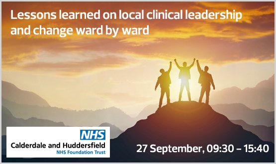 Lessons learned on local clinical leadership and change ward by ward