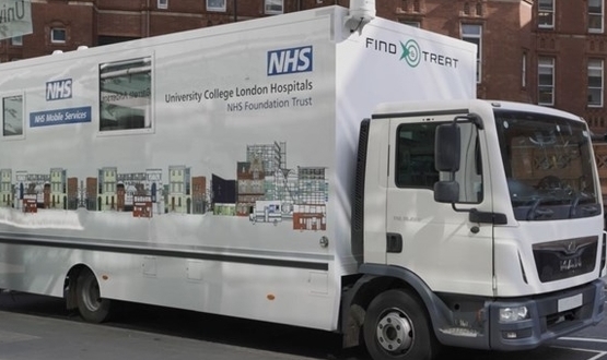 ‘Find and Treat’ mobile van helping to tackle infectious diseases in London